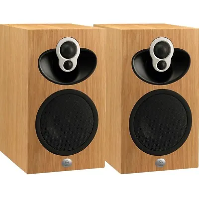 Linn Majik 109 Speakers - Bookshelf Oak Wood Loudspeakers 3-Way Compact Pair • £1479