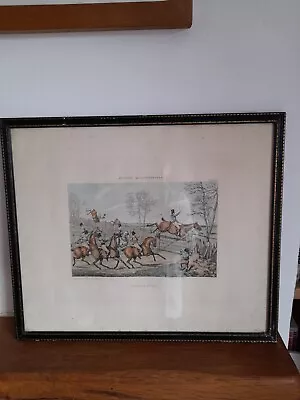 Vintage Hunting Scene Print Framed - Hunting Qualifications - By H Alken • £19.99