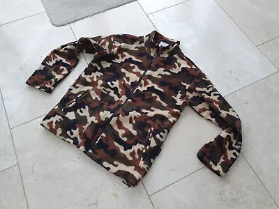 Champion Camouflage Zip Up Fleece Size 34  (Kids/adult) • £6.95