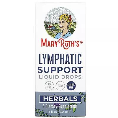 Herbals Lymphatic Support Liquid Drops Alcohol Free 1 Fl Oz (30 Ml) • $24.95