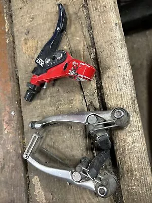 Vintage Shimano DX Brake Lever And XT V Brake Bmx Old School Gt Dyno Powerlite R • $12