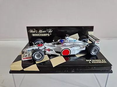 Minichamps 1/43 BAR Honda 02 J. Villeneuve - 2000 - 430000022 • £24.99