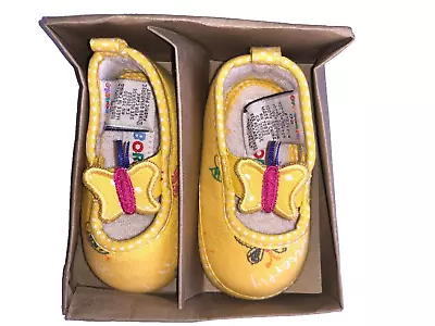 Gymboree Vintage 1998 SIDEWALK CHALK Crib Shoes NIB Size 02  6-9 Months • $24.99