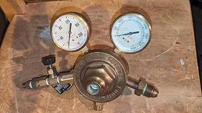 Victor VTS400D Regulator Nupro SS-4CP Relief Valve Set To 40psi MISSING KNOB • $32