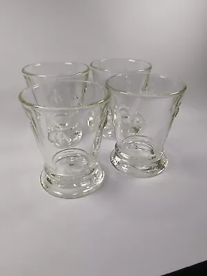 La Rochere France Set Of 4 BEE Water Tumblers  4   Rocks Glasses 8oz • $49.99