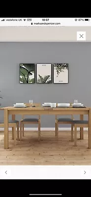 £750 • Buy M&S Sanoma Oak Extendable Table X 8 And Chairs