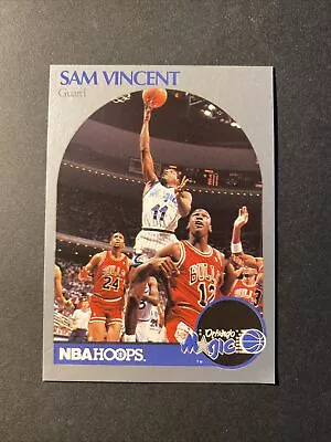 1990 NBA Hoops Sam Vincent Orlando Magic (Michael Jordan Wearing 12) • $0.01