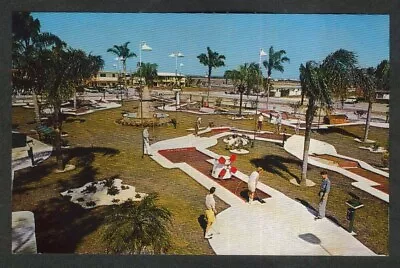 Gulf Golf Miniature 11605 Gulf Blvd Treasure Island FL Postcard 1950s • $6.39