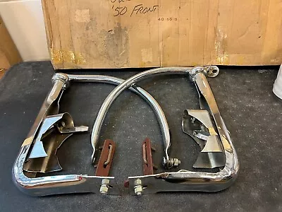 1950 Oldsmobile 98 Helms Front Chrome Grille Guard Bumper Accessory Van Auken • $399.50