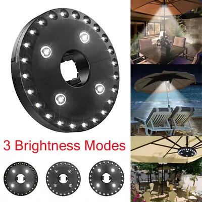 $14.51 • Buy NEW 28 LED Patio Umbrella Parasol Lights Camping Lamps Outdoor 3 Brightness Mode