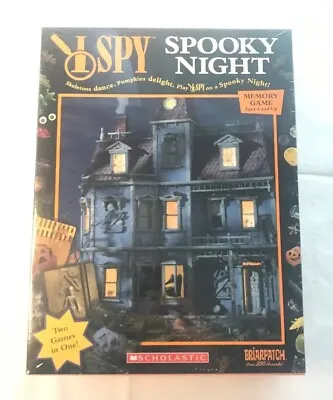 New 2007 Scholastic I Spy Spooky Night 2 In 1 Memory Riddle Card Game Halloween • $15.50