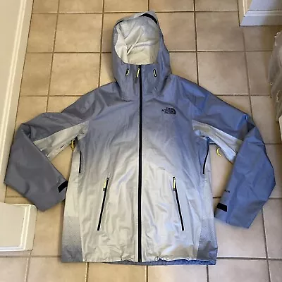 The North Face Fuseform Dot Matrix Water Resistant Hood Blue  Jacket Men Medium • $69.77