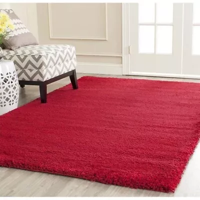 Safavieh Milan Shag Red Shag Rug - 5'1  X 8' • $279.99