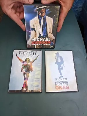 MICHAEL JACKSON DVD LOT This Is It Number Ones Sus Mejores Concert Live Greatest • $16.99