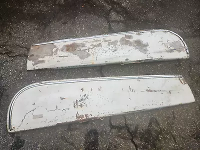 VINTAGE 1950's FOXCRAFT TURNPIKE FENDER SKIRTS CHEVY MERCURY SOLID • $1299.99