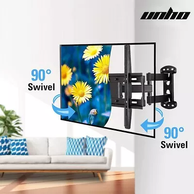 $40.93 • Buy 32 -55  Dual Pivot Tilt TV Mount Wall Bracket Swing Arm Free Adjustable Angle AU