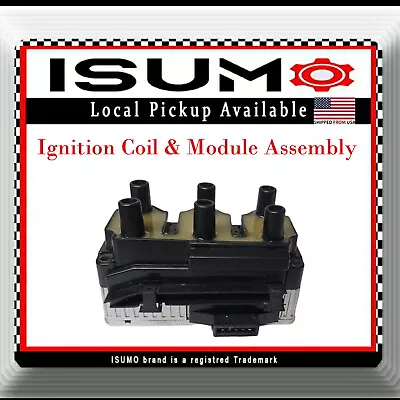 Ignition Coil & Module Assembly 021905106C Fits VW Golf Jetta 1999-2003 V6 2.8l • $138.99