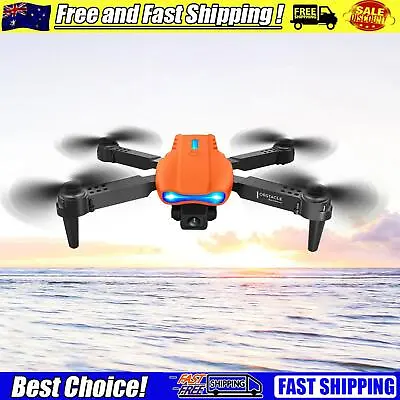 $40.14 • Buy Aeroplane USB Charging FPV Drones For Boys Girls (Orange 1Battery 2 Camera)