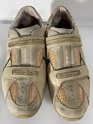 Michelle K Shoes 8.5 Athletic Shoes Golf Tennis Leather Tan • $15.99