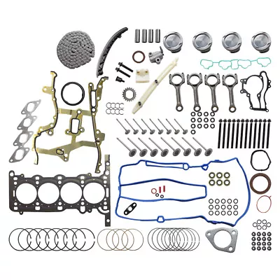 Engine Pistons Overhaul Rebuild Kit Con Rods For 11-16 Chevrolet Cruze 1.4L 16V • $283