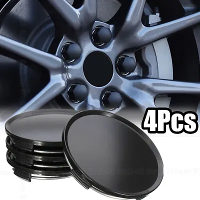 4PCS 68mm Car Wheel Hub Center Caps Sticker Rim Dust-Proof Cover ABS Universal  • $10.97