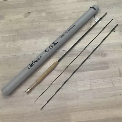 Cabela's CGR 570-3 7 Foot 5wt 3 Piece Fly Rod W Case • $87.88