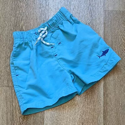 Baby Boys Turquoise Swimming Shorts Age 12-18 Months • £1.25