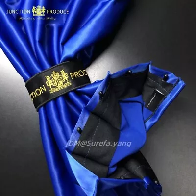 JDM Junction Produce Royal Blue VIP Car Curtains Luxury Window Shade Valance 60S • $119.99