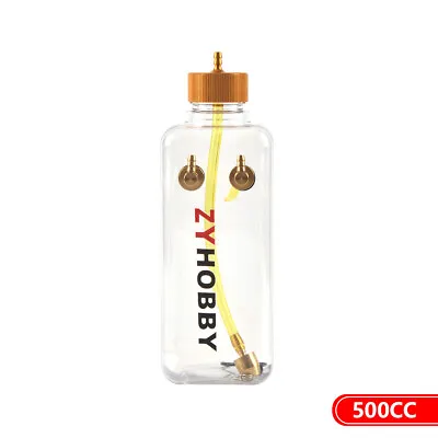 1pc RC Model 500CC/ML Transparent Plastic Fuel Tank Oil Box For Gas Airplane • $17.69