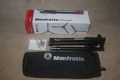 £49.95 • Buy Manfrotto MKELES5BK-BH Element Traveller Ball Head Tripod - Black