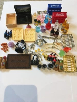 £1 • Buy Doll House Miniature  Bargains 1/12 Scale  £1.00 Each/glasses X4 Sets