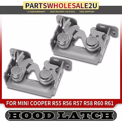 2x Front Left & Right Side Hood Latch Lock For Mini Cooper Countryman 2011-2016 • $36.99