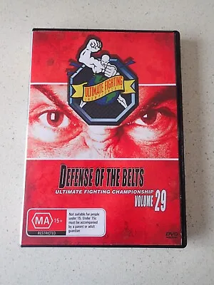 Ultimate Fighting Championship Volume 29: Defense Of The Belt DVD  (C4) • $14.90