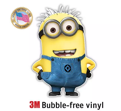 Minion Decal Helmet Window Car Laptop Wall Floor Tool Helmet Bike Made In Usa • $45.99