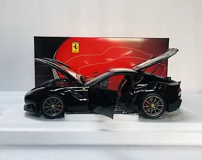 1/18 BBR Ferrari F12 TDF New Black Daytona 508 Diecast Full Open Verizon Limited • $495