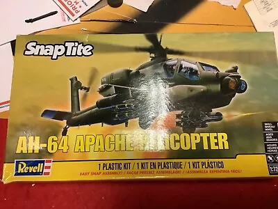 REVELL Snap Tite AH-64 Apache Helicopter Model Kit 031445011832 • $19