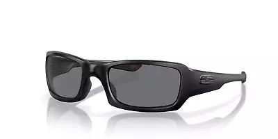 Oakley Fives Squared Sunglasses Matte Black Frame/warm Grey Lenses (oo9238-3354) • $114