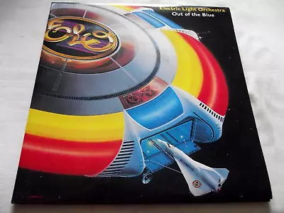 ELECTRIC LIGHT ORCHESTRA ~ OUT OF THE BLUE ** 1977 Japan UA 2 X LP W/ POSTER Etc • $14.52