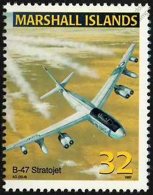 USAF BOEING Model 450 / B-47 STRATOJET Strategic Bomber Aircraft Stamp (1997) • $2.47