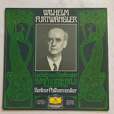 £9.98 • Buy FURTWANGLER / BEETHOVEN Symphony No 5 & EGMONT Overture DG 2535 810 NM/EX