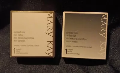 Mary Kay Unfilled Magnetic Mirrored Compact Mini #040752 #091463 ~ Lot Of 2 NEW • $14.99