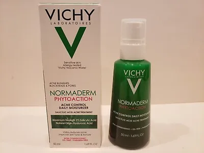 Vichy ~ Normaderm Phytoaction Acne Control Daily Moisturizer ~ 1.69 Oz ~ NIB • $24.99