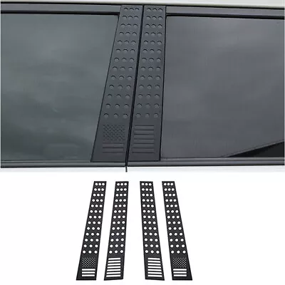 Black Window B Pillar Post Protector Decor Cover Trim For 4Runner 2010+ USA Flag • $35.99