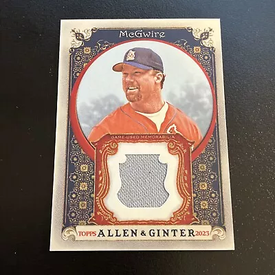 2023 Topps Allen And Ginter Mark McGwire Relics #AGRBMMC St. Louis Cardinals • $5