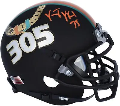 Autographed Vince Wilfork Miami Mini Helmet • $134.99