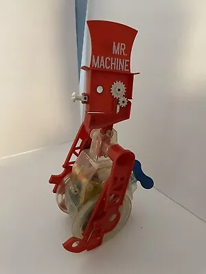 Vintage Rare 1987 Ideal Mr Machine Windup Walking Toy Robot Works Whistles • $99