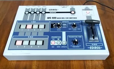 Roland Edirol LVS-400 4 Input Video Live Production Mixer/Switcher POWER TESTED • $99.99