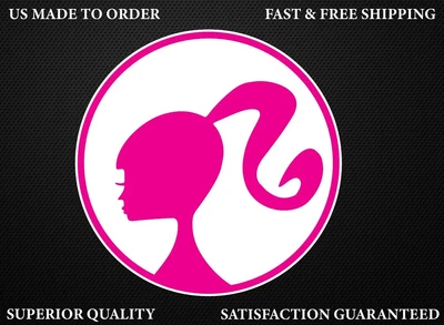 $4.09 • Buy Barbie Vinyl Sticker Decal Car Truck Garage Bumper Window Wall Water Resistant