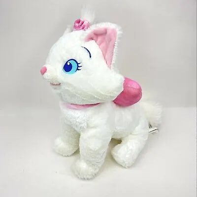 Aristocats Marie Kitty Plush White Cat Pink Bow Disney Stuffed Animal Toy 13  • $12.29