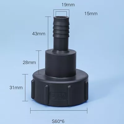 Reliable IBC FS60 X 3/4inch Water Tank Adapter For Butterfly Valve Export • $19.73